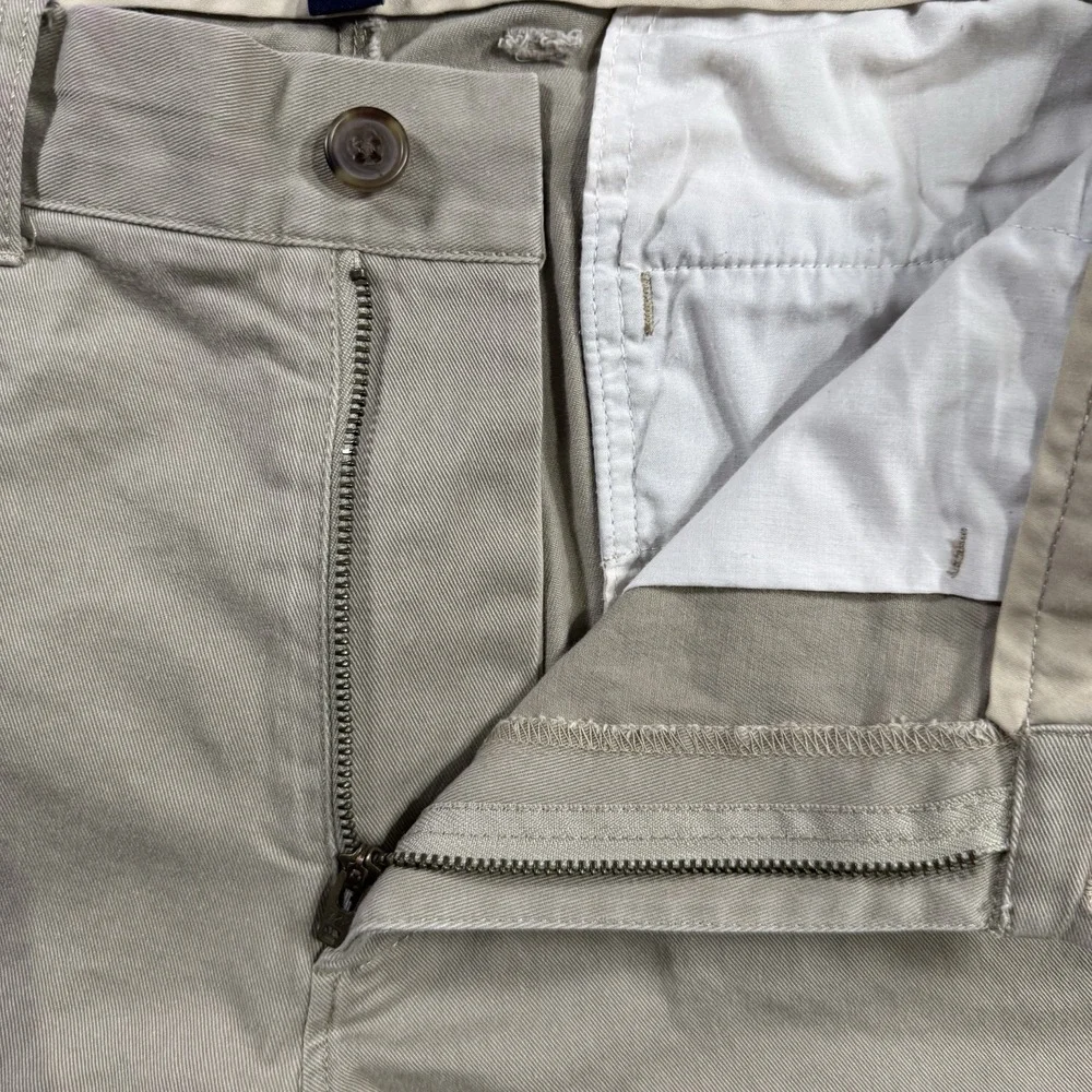 J Crew Chino Pants Mens‎ Size 33x30 Khaki Flex Sutton Stretch Casual Classic